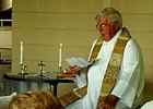 Father Frank Niehaus at River Downs