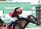 Chocolate Ride and Joe Talamo take the Mervin H. Muniz Jr. Handicap.<br><a target="blank" href="http://photos.bloodhorse.com/AtTheRaces-1/At-the-Races-2015/i-62DqpKL">Order This Photo</a>