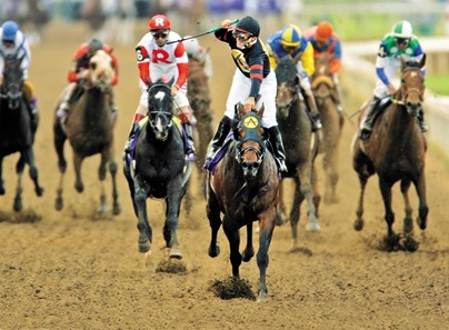 In 2004 Ghost Zapper won all four starts, highlighted by a record-setting victory over Roses in May in the Breeders’ Cup Classic (gr. I). Trained by the late Bobby Frankel, Ghostzapper was inducted into the National Museum of Racing’s Hall of Fame in 2012.
