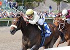 House Rules pulls away late to take the Rampart Stakes.<br><a target="blank" href="http://photos.bloodhorse.com/AtTheRaces-1/At-the-Races-2015/i-ZFxM5kX">Order This Photo</a>
