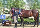 Society Fox with owner Charlotte Clark.