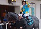 C.C. Lopez and El Kabeir <br><a target="blank" href="http://photos.bloodhorse.com/AtTheRaces-1/At-the-Races-2015/i-VGwqnt6">Order This Photo</a>