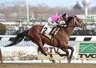 Far From Over takes the Withers Stakes.<br><a target="blank" href="http://photos.bloodhorse.com/AtTheRaces-1/At-the-Races-2015/i-jzQ63rN">Order This Photo</a>