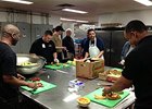 Remington Park team members prepare to help tornado victims in Moore, OK.