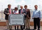 The Ramseys celebrate a single-season record 28 wins at Churchill Downs.