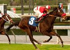 Norvsky wins the San Gabriel Stakes.
