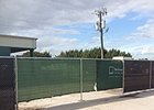 The fence at Gulfstream Park West.