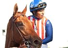Dortmund after winning the San Felipe Stakes