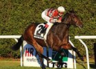 Mekong Melody draws off to win the Long Island Handicap.