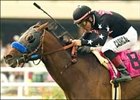 Warning Zone wins the Generous Stakes, Friday at Hollywood Park.