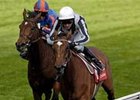 Light Shift (right) gives Henry Cecil his 8th win in the Oaks.