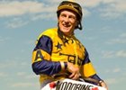 Sandy Hawley after winning the Living Legends race aboard Tribal Chief.