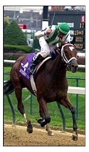 Spain, who worked in the mud Monday, will seek to duplicate this win in last year's Distaff.