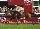 Danedream winning the Prix de l'Arc de Triomphe.