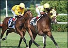 Quest Star, en route to victory under jockey Pat Day.