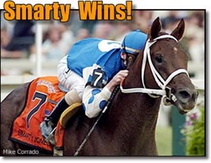 Smarty Jones Electrifies in Preakness Romp Smarty Jones Electrifies in Preakness Romp