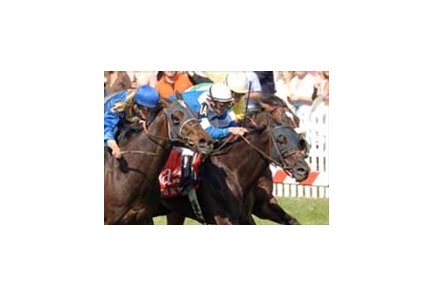 Better Talk Now and Ramon Dominguez win the CompUSA/Toshiba Dixie Stakes.