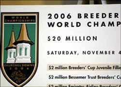 Breeders' Cup Purses Hiked to $20M This Year Breeders' Cup Purses Hiked to $20M This Year