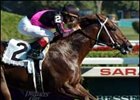 First Samurai, winning last year's Hopeful Stakes.