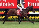 Kibbutz scores in the Victoria Derby.