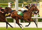 Liberian Freighter leads all the way, to take the Arcadia.<br><a target="blank" href="http://www.bloodhorse.com/horse-racing/photo-store?ref=http%3A%2F%2Fpictopia.com%2Fperl%2Fgal%3Fprovider_id%3D368%26ptp_photo_id%3D9484138%26ref%3Dstory">Order This Photo</a>