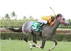 Soldier's Dancer draws off in the Miami Mile under Manoel Cruz.