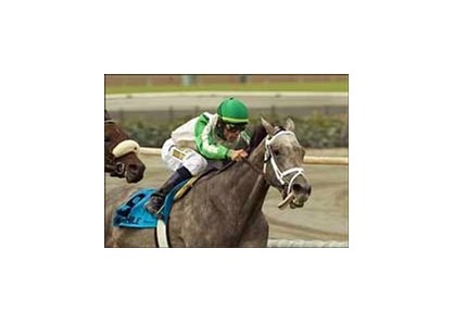 Wait a While posts a commanding win in the Yellow Ribbon Stakes, Saturday at Santa Anita.
