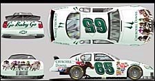 Churchill Images Featured on Race Car Churchill Images Featured on Race Car
