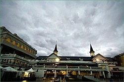 Hard Rain Falling at Churchill Downs Hard Rain Falling at Churchill Downs