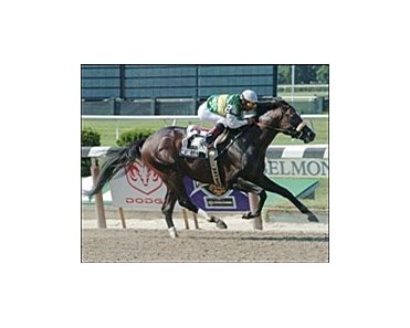 Medallist captures the Dwyer Stakes, Sunday at Belmont.
