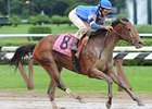 Sarah Louise powers home in the Victory Ride.<br><a target="blank" href="http://www.bloodhorse.com/horse-racing/photo-store?ref=http%3A%2F%2Fpictopia.com%2Fperl%2Fgal%3Fprovider_id%3D368%26ptp_photo_id%3D8443363%26ref%3Dstory">Order This Photo</a>