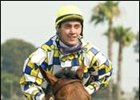 Michael Baze, shown with Hollywood Juvenile winner Salute the Sarge, became the youngest jockey to win a riding title at Hollywood's spring/summer meet since Shoemaker.