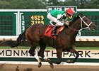 Poseidons Warrior in the NATC Futurity.