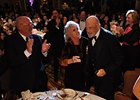 Jess Jackson, co-owner of Rachel Alexandra, reacts to the Horse of the Year announcement at the 2009 Eclipse Awards.
