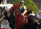 Derby winner Street Sense continued his preparations for a Summer Campaign this morning at Churchill.<br><a target="blank" href="http://www.bloodhorse.com/horse-racing/photo-store?ref=http%3A%2F%2Fpictopia.com%2Fperl%2Fgal%3Fprovider_id%3D368%26ptp_photo_id%3D1134610%26ref%3Dstory">Order This Photo</a>