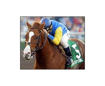 Minister Eric and Rene Douglas win the San Fernando Breeders' Cup Stakes.