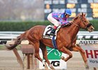 Stormy's Majesty powers home to victory in the Discovery Handicap.<br><a target="blank" href="http://www.bloodhorse.com/horse-racing/photo-store?ref=http%3A%2F%2Fpictopia.com%2Fperl%2Fgal%3Fprovider_id%3D368%26ptp_photo_id%3D9292127%26ref%3Dstory">Order This Photo</a>