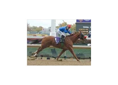 Thor's Echo wins the TVG Sprint.<br><a target="blank" href="http://www.bloodhorse.com/horse-racing/photo-store?ref=http%3A%2F%2Fpictopia.com%2Fperl%2Fgal%3Fprovider_id%3D368%26ptp_photo_id%3D633957%26%26ref%3Dstory">Order This Photo</a>
