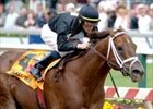 Friendly Island, shown winning the Maryland Breeders' Cup Sprint, will stand at Sugar Maple Farm in New York.