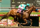 Coco Belle defeats Indian Blessing to win the Desert Stormer.<br><a target="blank" href="http://www.bloodhorse.com/horse-racing/photo-store?ref=http%3A%2F%2Fpictopia.com%2Fperl%2Fgal%3Fprovider_id%3D368%26ptp_photo_id%3D8236285%26ref%3Dstory">Order This Photo</a>