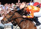 Evening Jewel and Kent Desormeaux lead the whole way to take the Ashland.<br><a target="blank" href="http://www.bloodhorse.com/horse-racing/photo-store?ref=http%3A%2F%2Fpictopia.com%2Fperl%2Fgal%3Fprovider_id%3D368%26ptp_photo_id%3D8874190%26ref%3Dstory">Order This Photo</a>