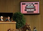Tell It brought $540,000 during the third session of the Keeneland November breeding stock sale.
