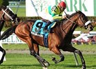 Violon Sacre wins the Knickerbocker.
<br><a target="blank" href="http://www.bloodhorse.com/horse-racing/photo-store?ref=http%3A%2F%2Fpictopia.com%2Fperl%2Fgal%3Fprovider_id%3D368%26ptp_photo_id%3D9235725%26ref%3Dstory">Order This Photo</a>