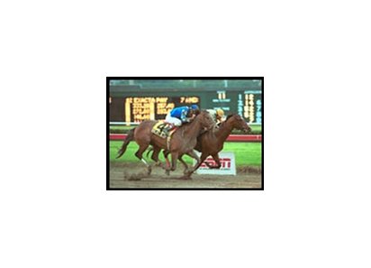 Booklet and Harlan's Holiday, finishing 1-2 in the Fountain of Youth.