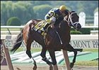Strong Hope posted his fourth straight victory in the Dwyer Stakes.