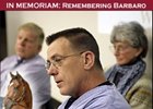 Roy Jackson, left, and Gretchen Jackson, right, listen as Dr. Dean Richardson speaks during a press conference Monday.
