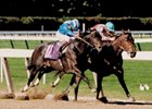 Safely Kept (right) defeated Dayjur in the 1990 Breeders' Cup Sprint.