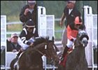 Siphonic, left, stumbles as the gate opened in the Santa Catalina Stakes, won by Labamta Babe.