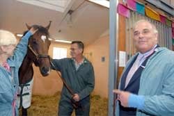 Barbaro's Latest Visitor Comes Bearing a Large Gift Barbaro's Latest Visitor Comes Bearing a Large Gift