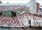 Storm Rips Roof Off Oaklawn Barn; No Horses or Humans Hurt Storm Rips Roof Off Oaklawn Barn; No Horses or Humans Hurt
